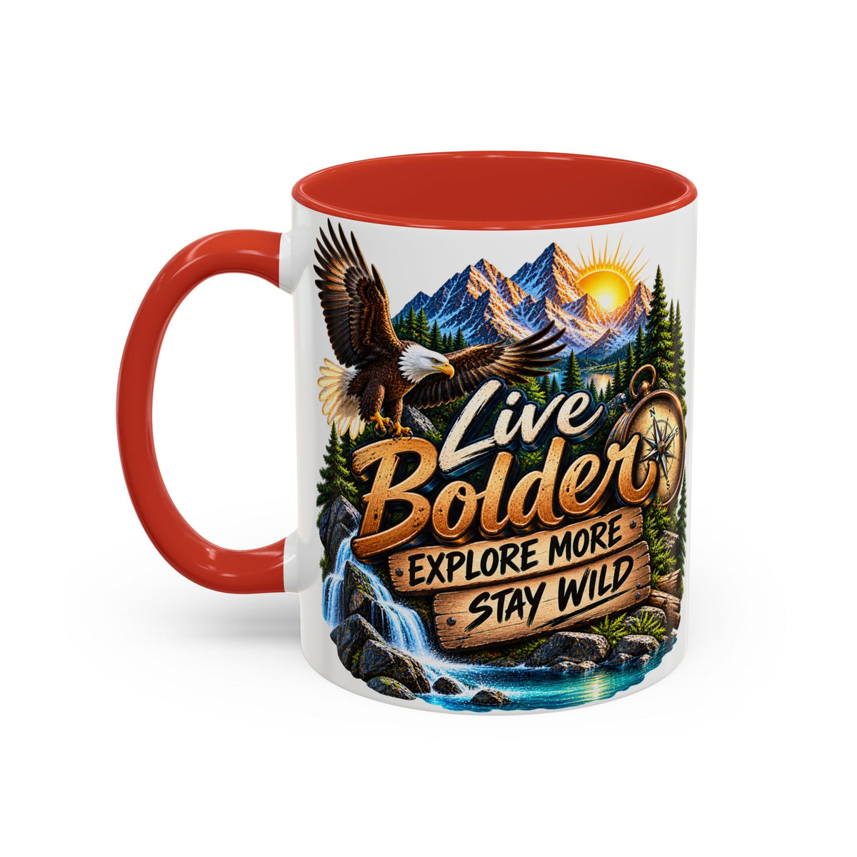 Live Bolder Explore More Stay Wild Coffee Mug