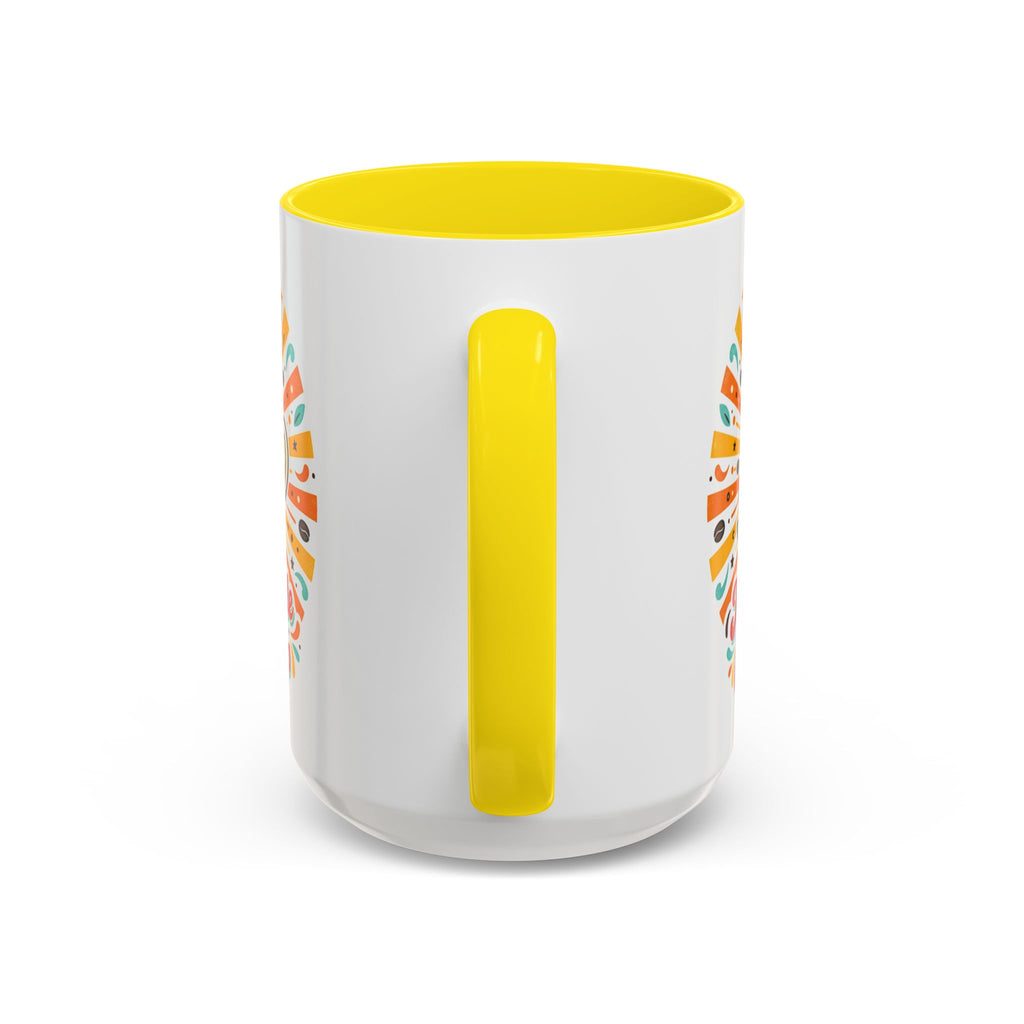 My Favorite Coffee Cup Accent Mug — Colorful Ceramic Coffee Mug (11/15oz)