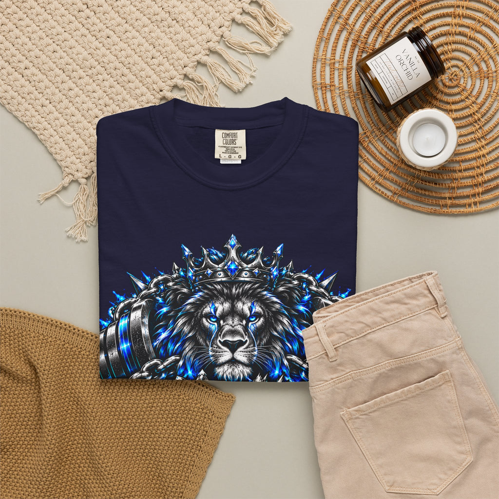 Lion Kingmode Graphic Tee — Gaming Headset Lion Design