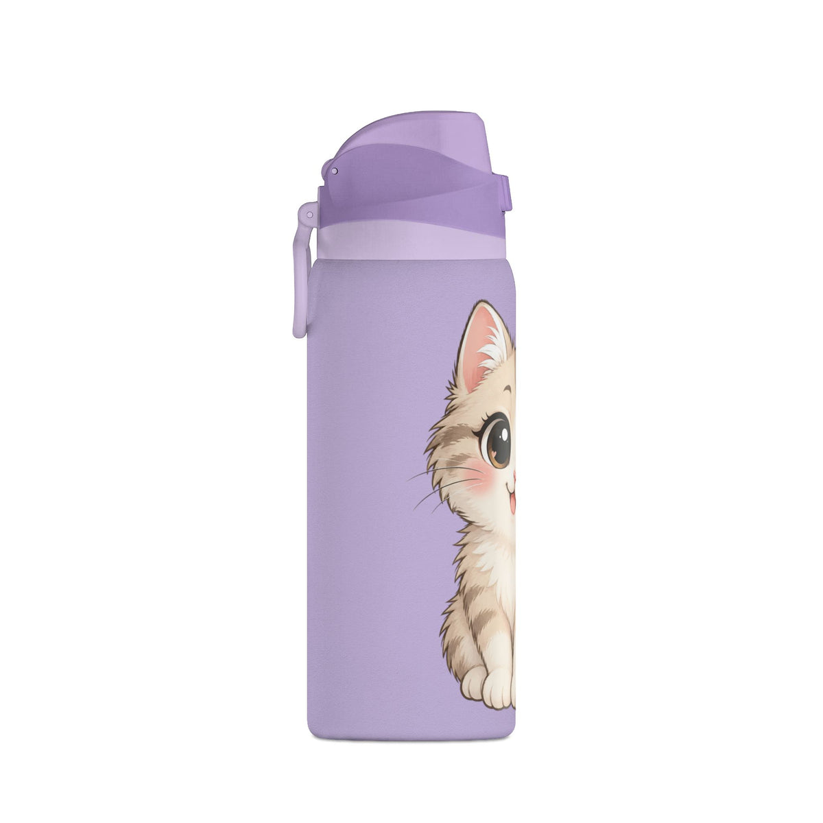 32oz Insulated Water Bottle – Cute Kitten Design