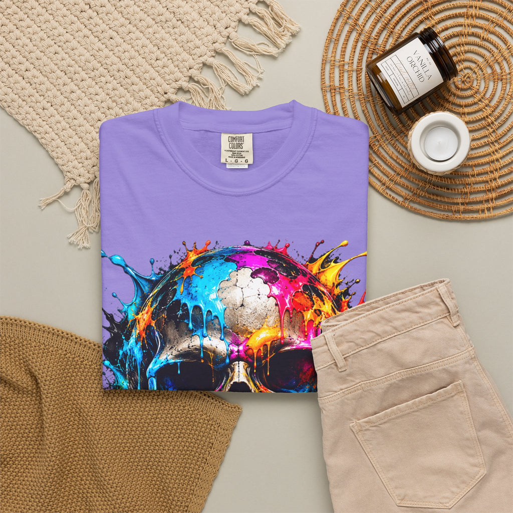 Color Splash Skull T-Shirt