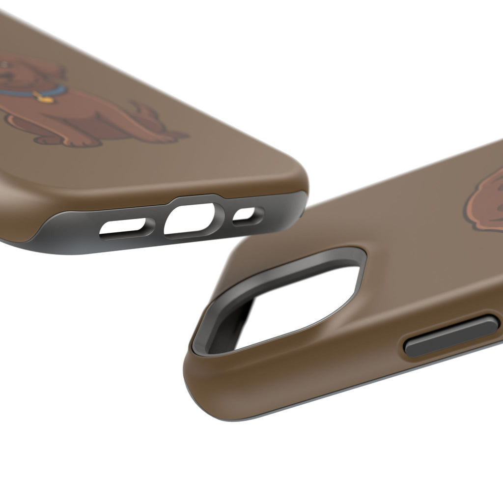Chocolate Labrador Phone Case — Cute Dog Impact‑Resistant iPhone Cover