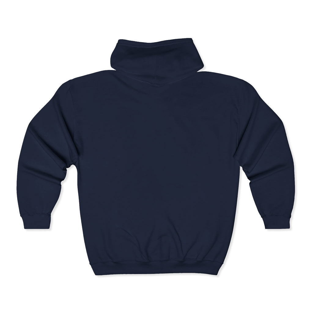 Follow Your Dreams Zip Hoodie — Retro Inspirational Graphic Hoodie