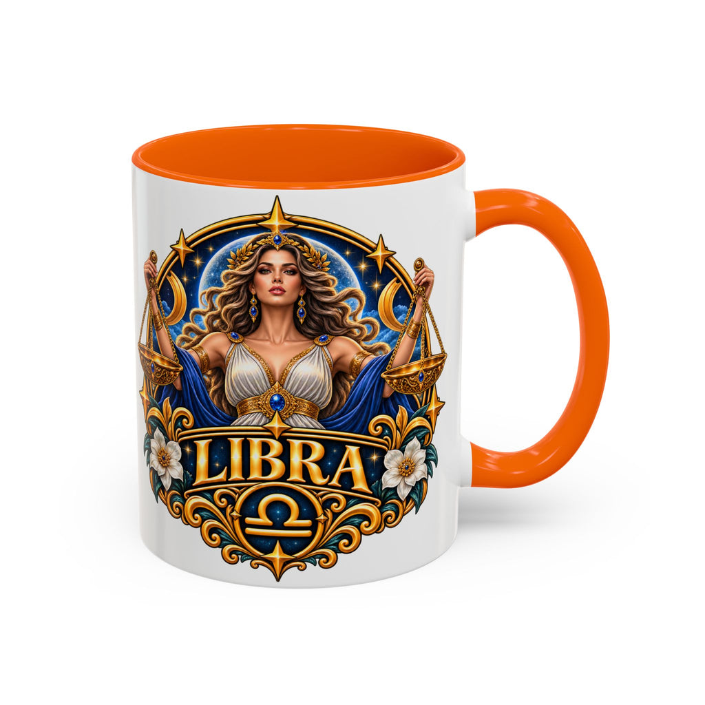 Libra Zodiac Coffee Mug – Elegant Horoscope Astrology Gift (11/15oz)