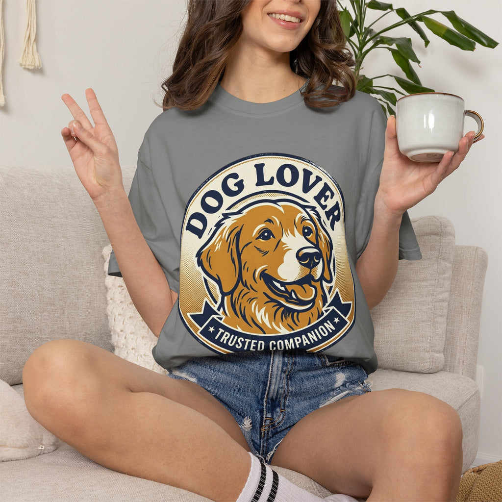 Dog Lover T-Shirt — "Trusted Companion" Graphic Tee