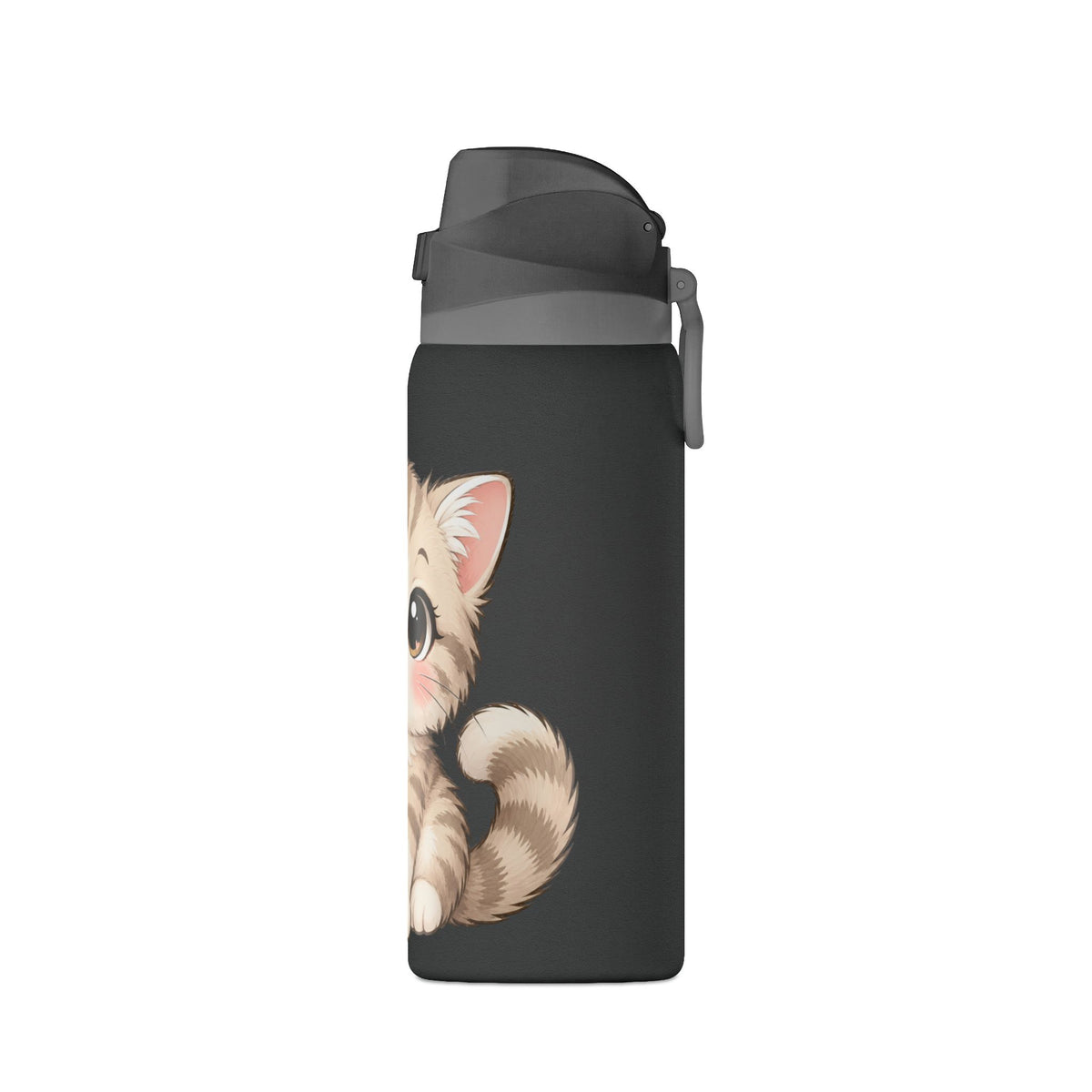 32oz Insulated Water Bottle – Cute Kitten Design
