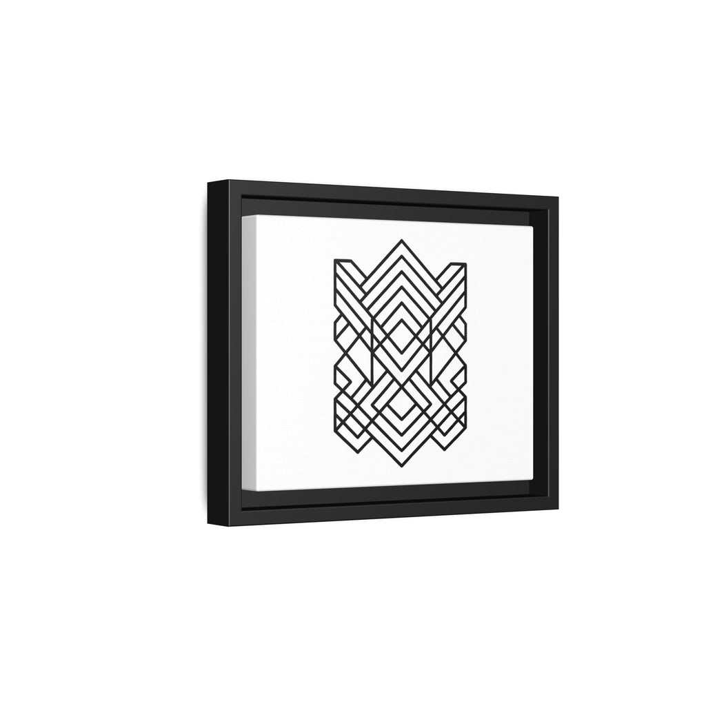 Framed Geometric Art Canvas