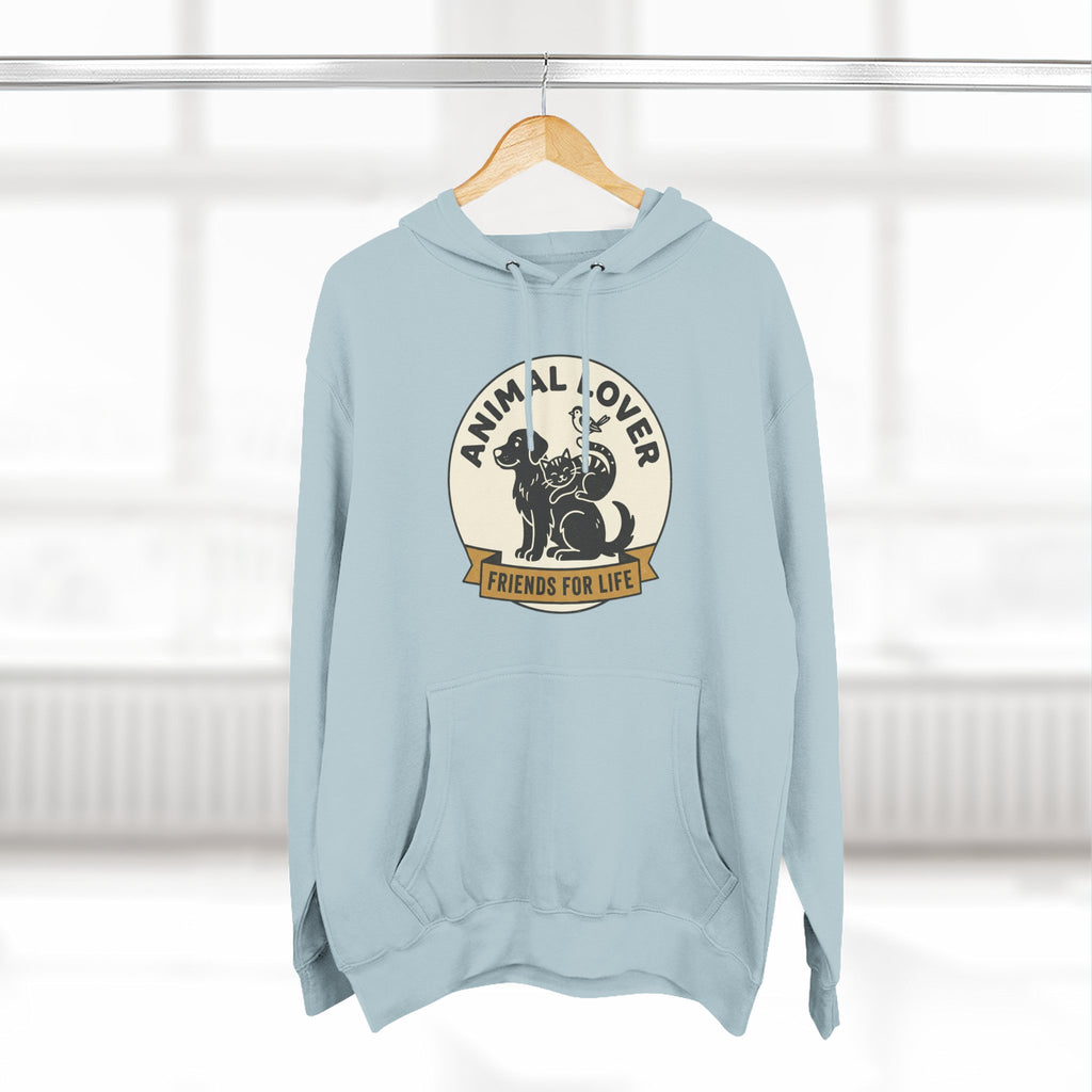 Animal Lover Hoodie – Friends For Life Graphic Pullover