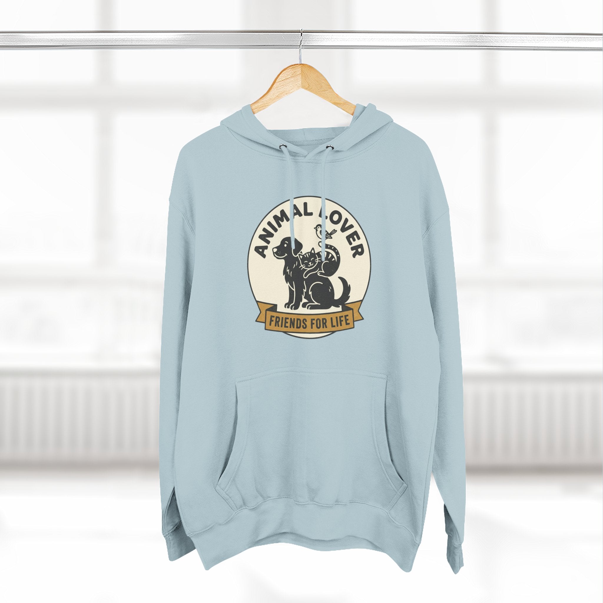 Animal Lover Hoodie – Friends For Life Graphic Pullover