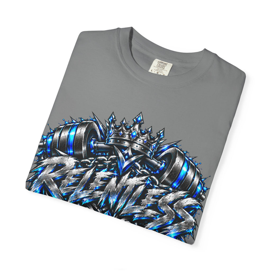 T-Shirt — Metallic Crown Graffiti Heart Graphic Tee