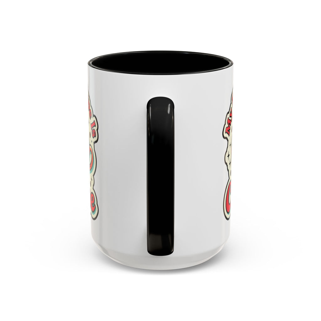 Coffee Mug - "My Blood Type Is Coffee" Accent Ceramic Mug (11oz & 15oz)