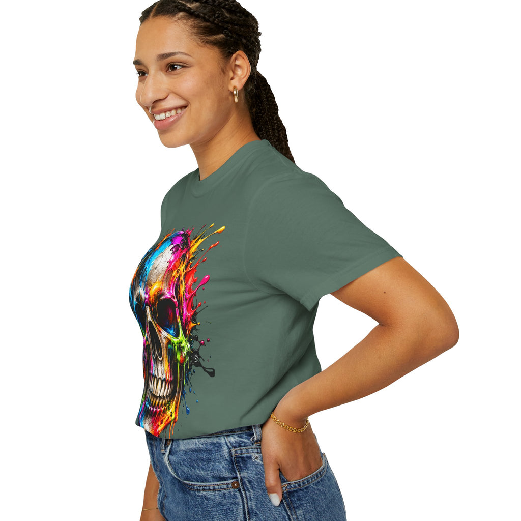 Color Splash Skull T-Shirt