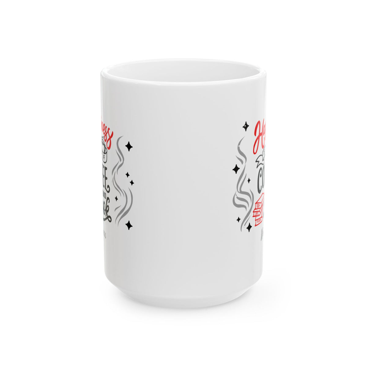 Ceramic Mug — "Happiness Cute Confetti Coffee Mug (11oz/15oz)