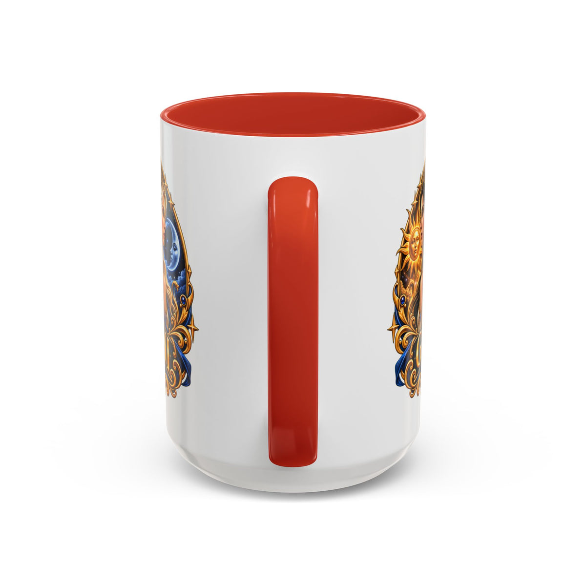Gemini Zodiac Coffee Mug — Gemini Sign Astrology Accent Mug (11/15oz)