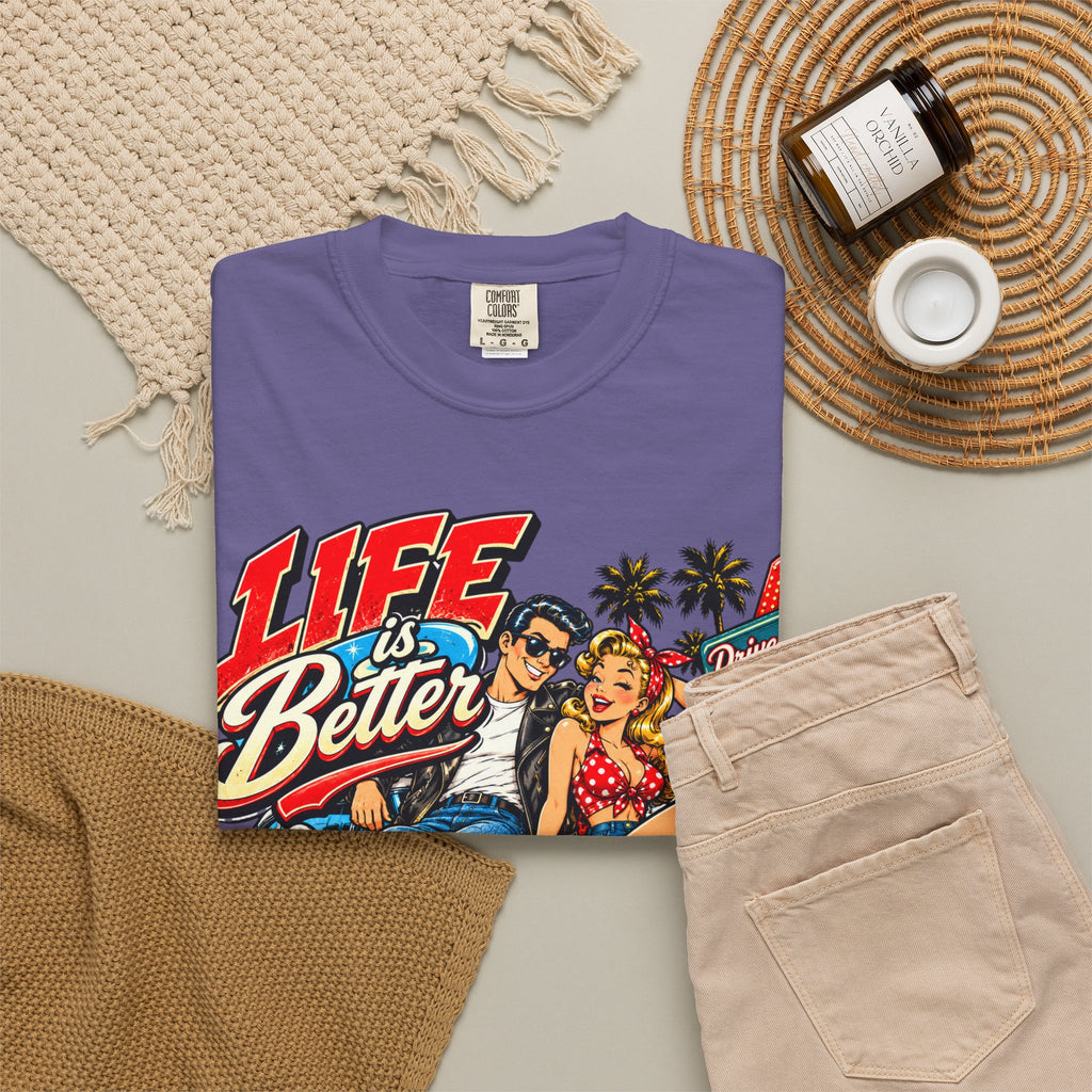 Life Is Better Drive-In Vintage T-Shirt