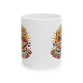 Coffee Mug - Retro 'Coffee 4 Life' Ceramic Mug, 11oz & 15oz