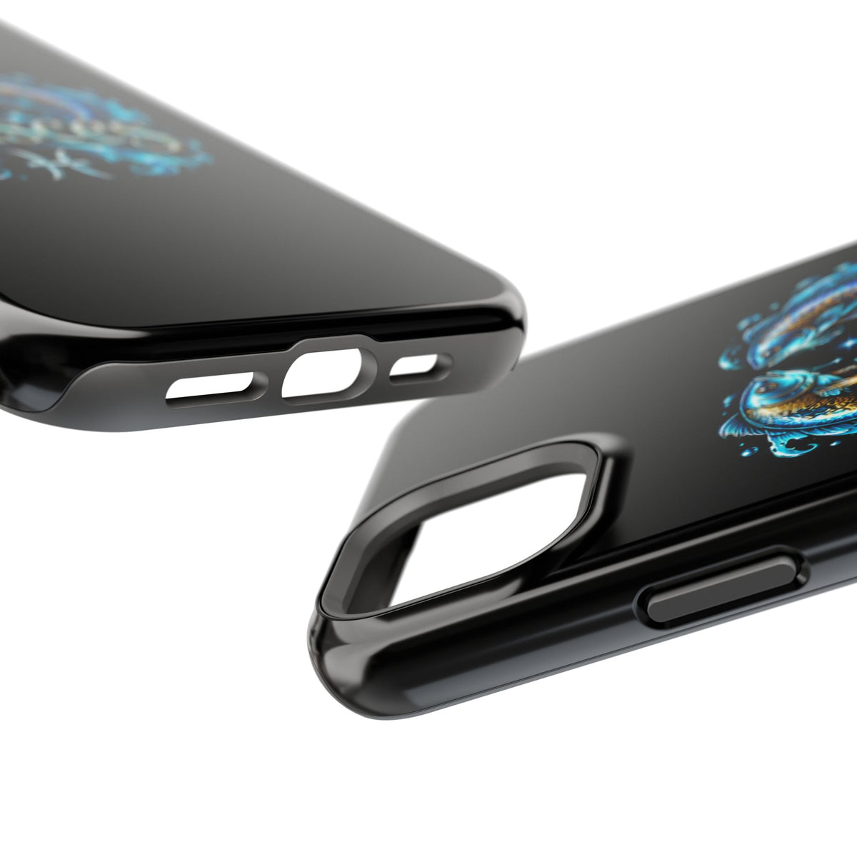 Pisces Magnetic Impact-Resistant Phone Case — Zodiac Fish Astrology Design