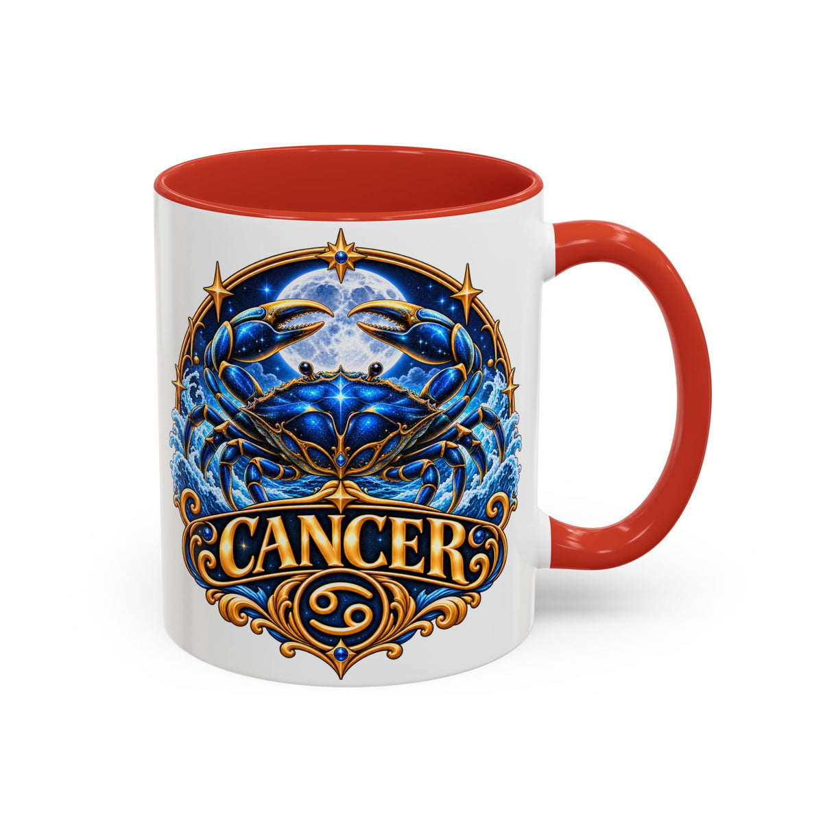 Cancer Zodiac Coffee Mug — Astrology Crab Horoscope Gift (11/15 oz)