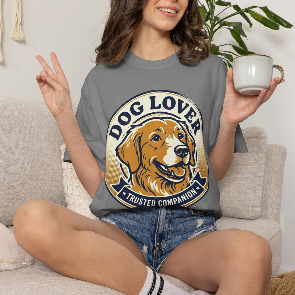 Dog Lover T-Shirt — "Trusted Companion" Graphic Tee