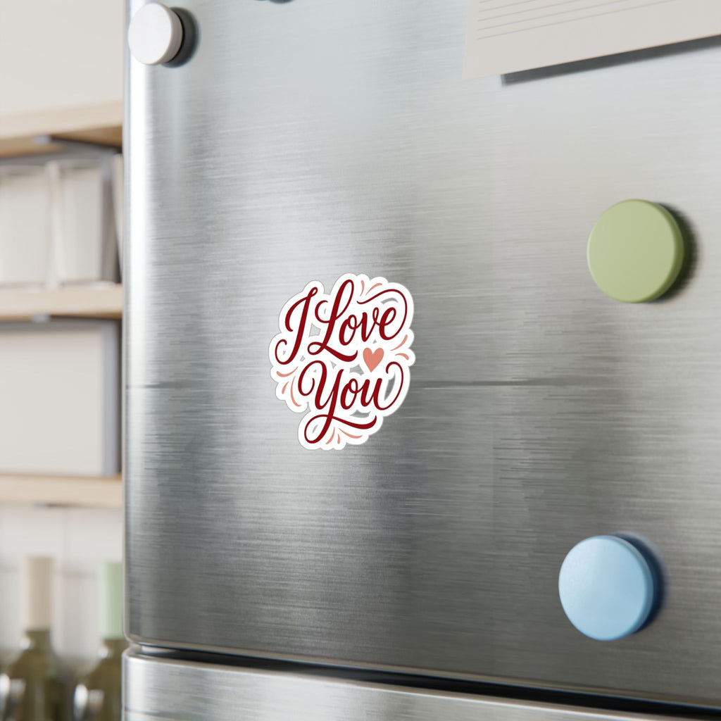 I Love You Vinyl Decal