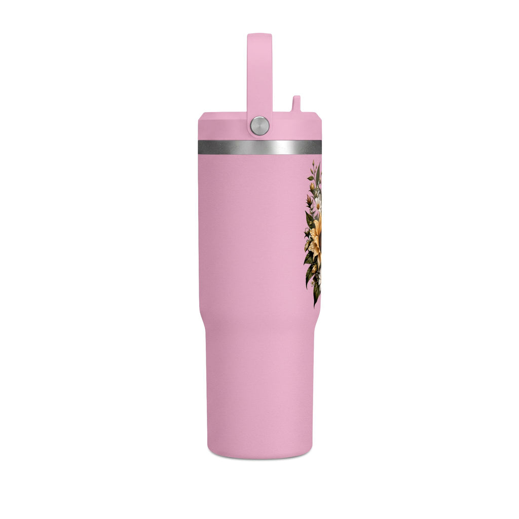 32oz Butterfly and Sunflower Floral Tumbler