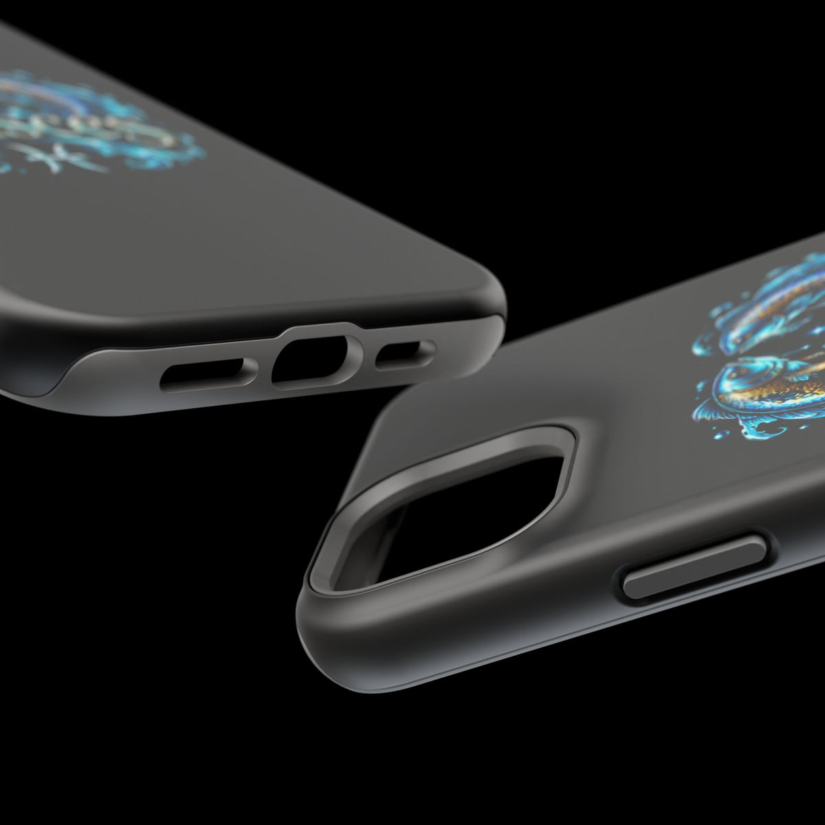 Pisces Magnetic Impact-Resistant Phone Case — Zodiac Fish Astrology Design