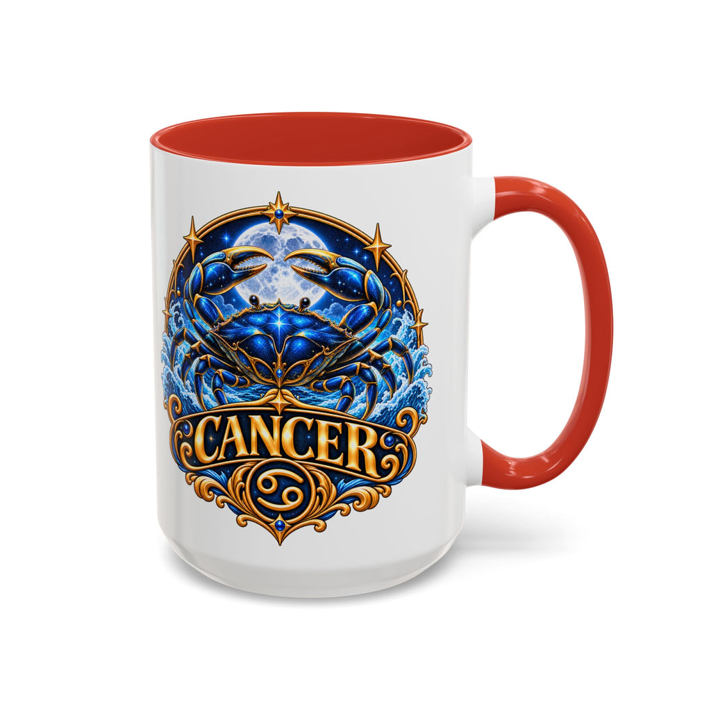 Cancer Zodiac Coffee Mug — Astrology Crab Horoscope Gift (11/15 oz)