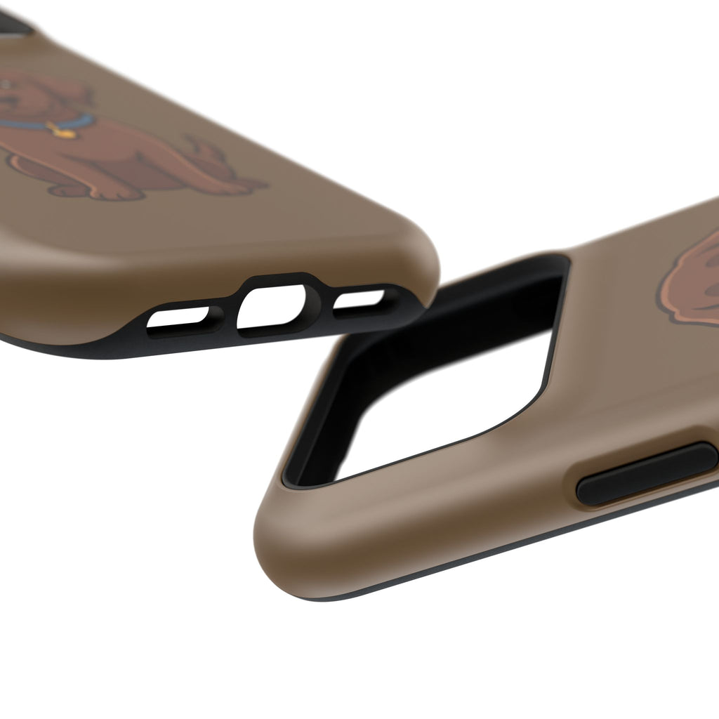 Chocolate Labrador Phone Case — Cute Dog Impact‑Resistant iPhone Cover