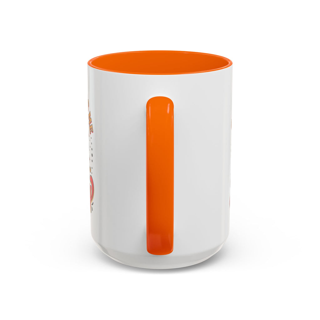 Coffee Mug — "Coffee Makes Me Happy" Cute Retro Accent Mug (11/15oz)