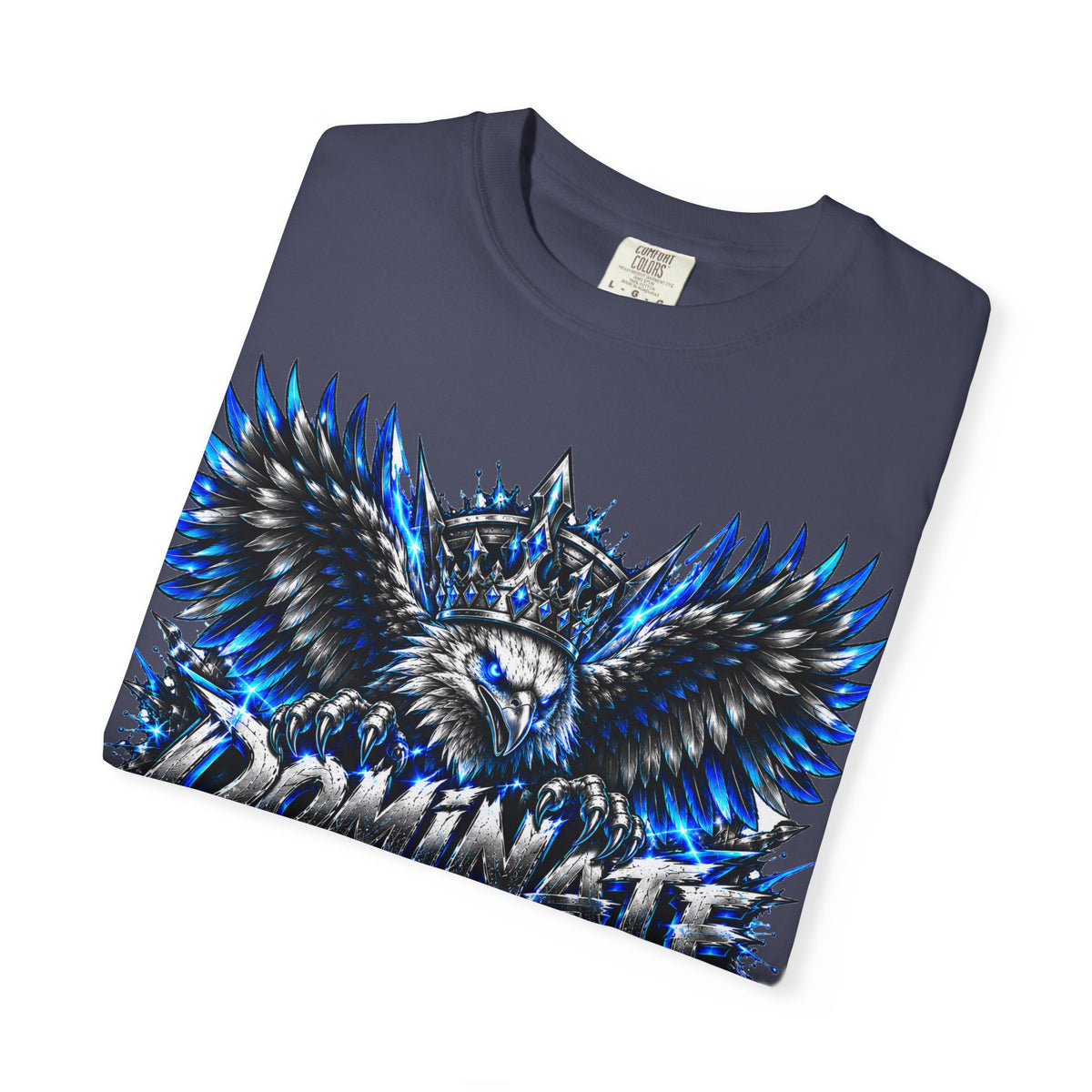 Dominate Eagle Graphic T-Shirt — Bold Crowned Eagle Design