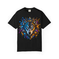 Wolf Head Graphic T-Shirt — Colorful Splash Art Tee