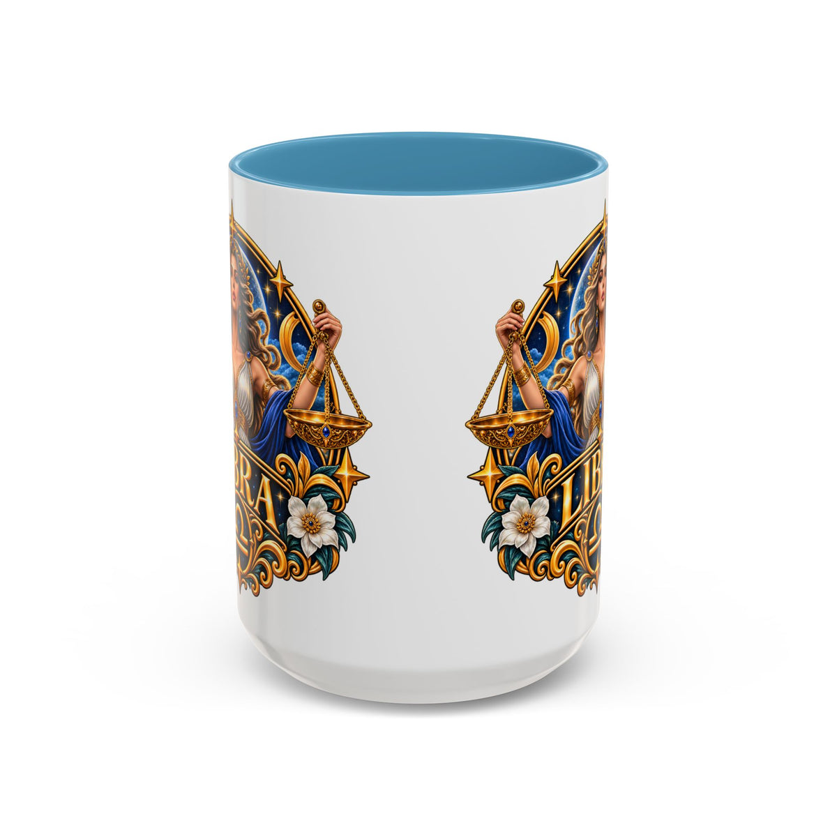 Libra Zodiac Coffee Mug – Elegant Horoscope Astrology Gift (11/15oz)
