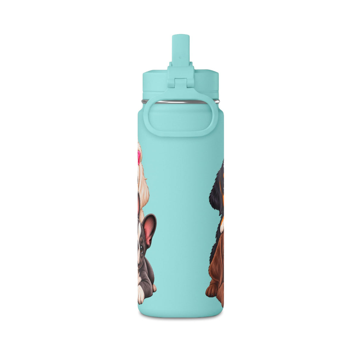 Dog Lover Water Bottle – 20oz Puppy Pack Design