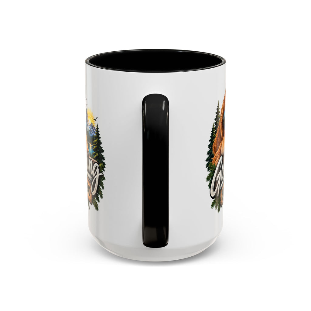 Good Morning Dog Coffee Mug — 'Good Morning, Better Days Ahead' Accent Mug