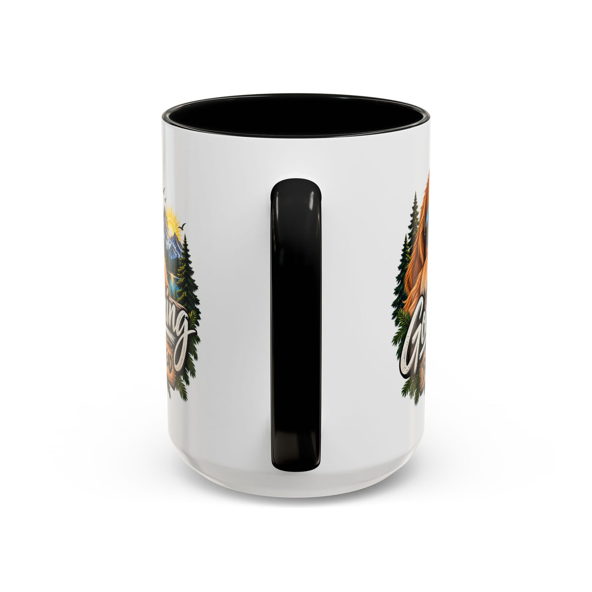 Good Morning Dog Coffee Mug — 'Good Morning, Better Days Ahead' Accent Mug