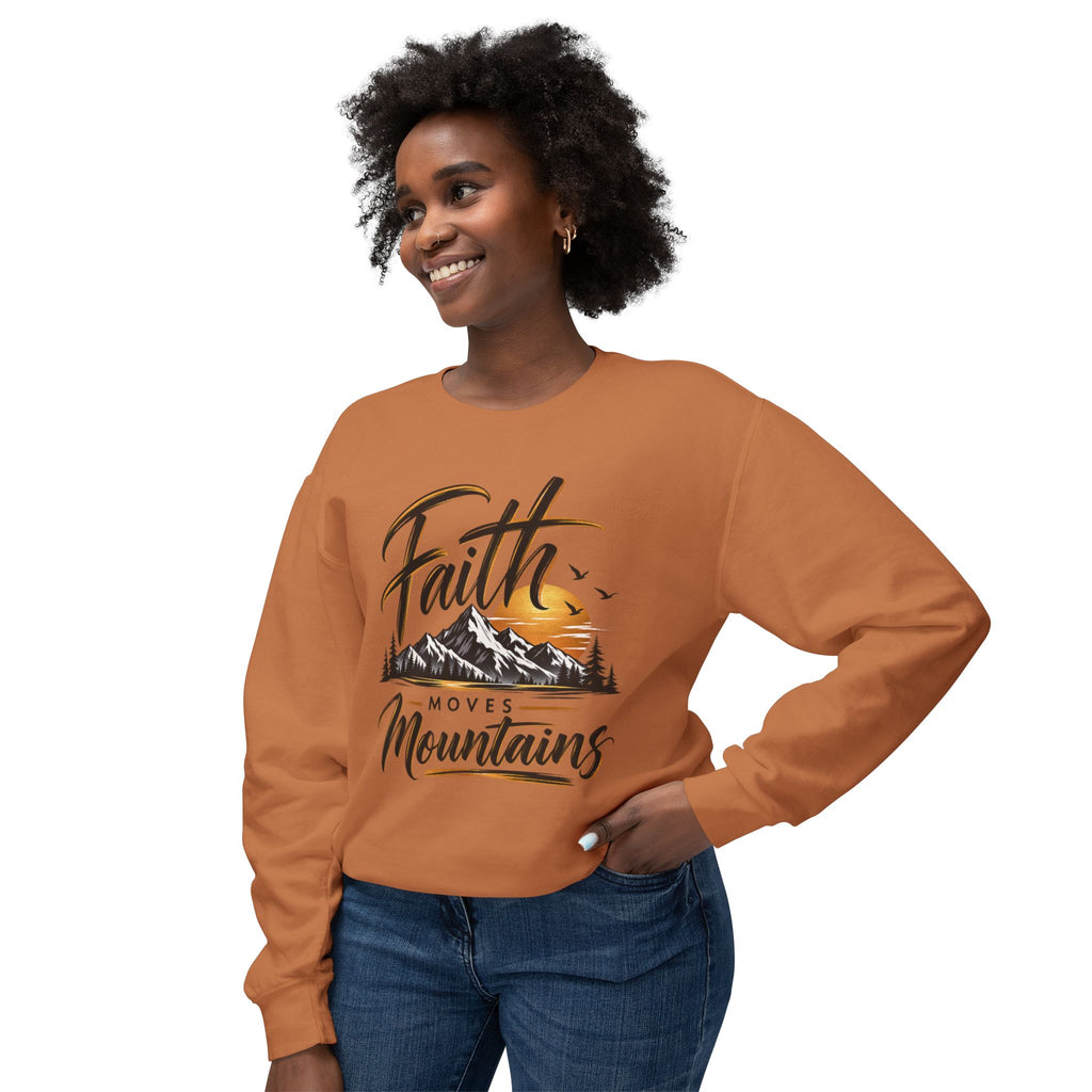 Faith Moves Mountains Crewneck Sweatshirt