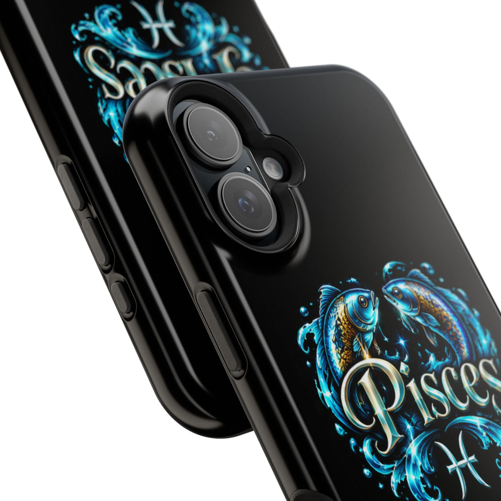 Pisces Magnetic Impact-Resistant Phone Case — Zodiac Fish Astrology Design