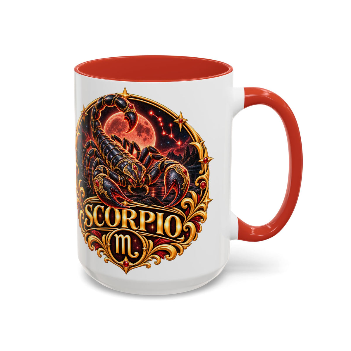 Scorpio Zodiac Coffee Mug — Bold Scorpion Astrology Design (11/15oz)