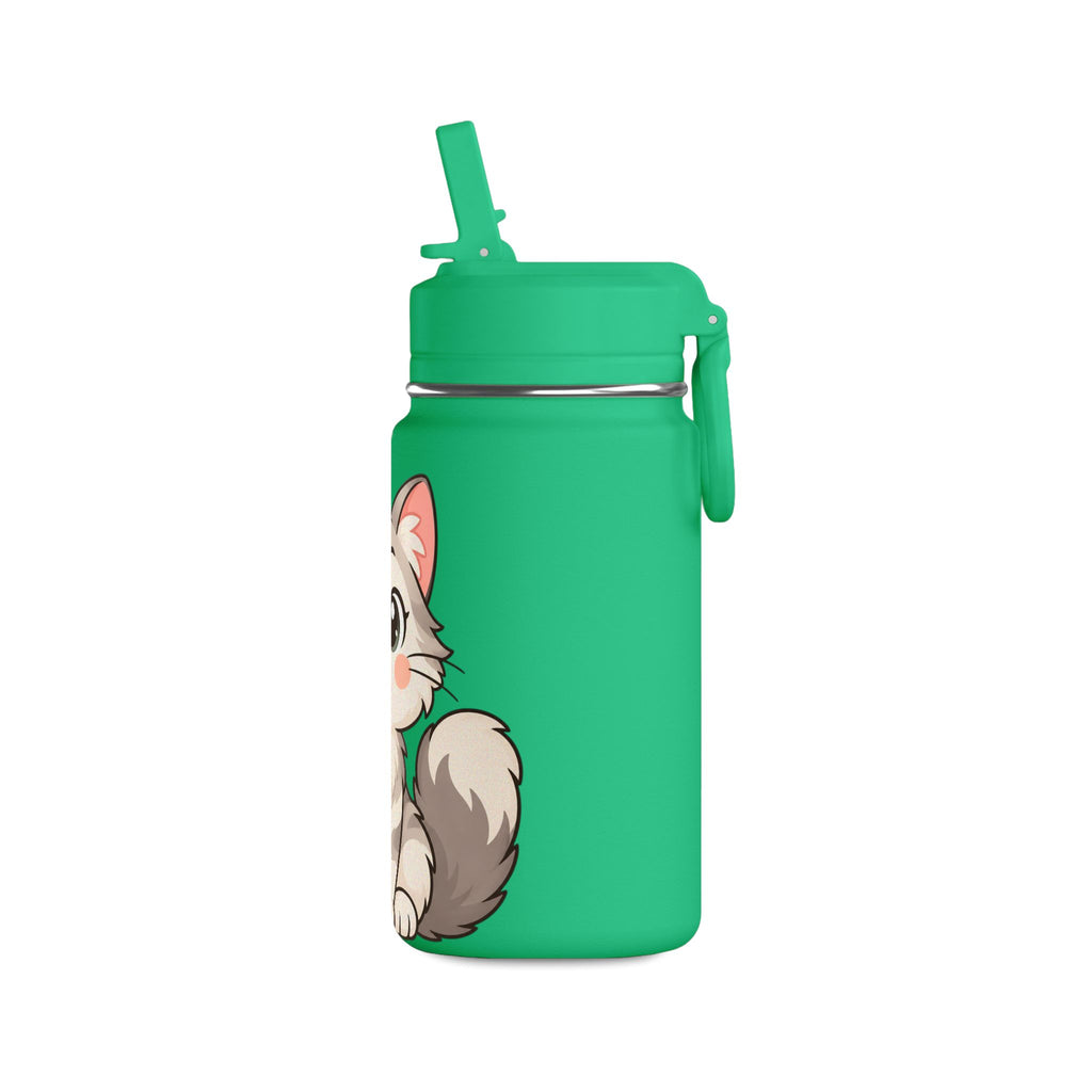 Cute Kitten Mini Water Bottle, 14oz