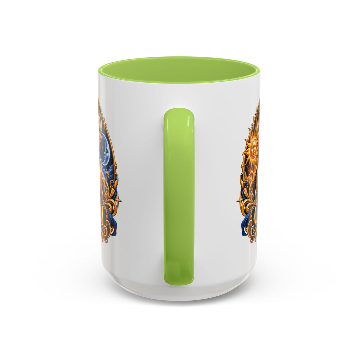 Gemini Zodiac Coffee Mug — Gemini Sign Astrology Accent Mug (11/15oz)