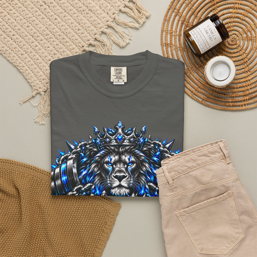 Lion Kingmode Graphic Tee — Gaming Headset Lion Design