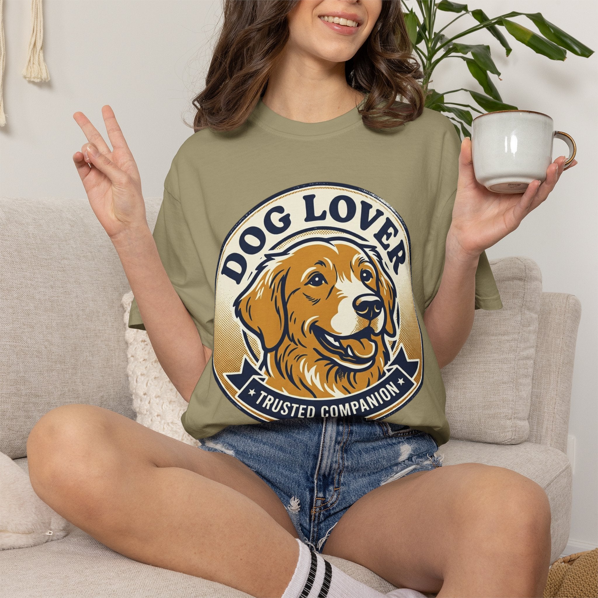 Dog Lover T-Shirt — "Trusted Companion" Graphic Tee