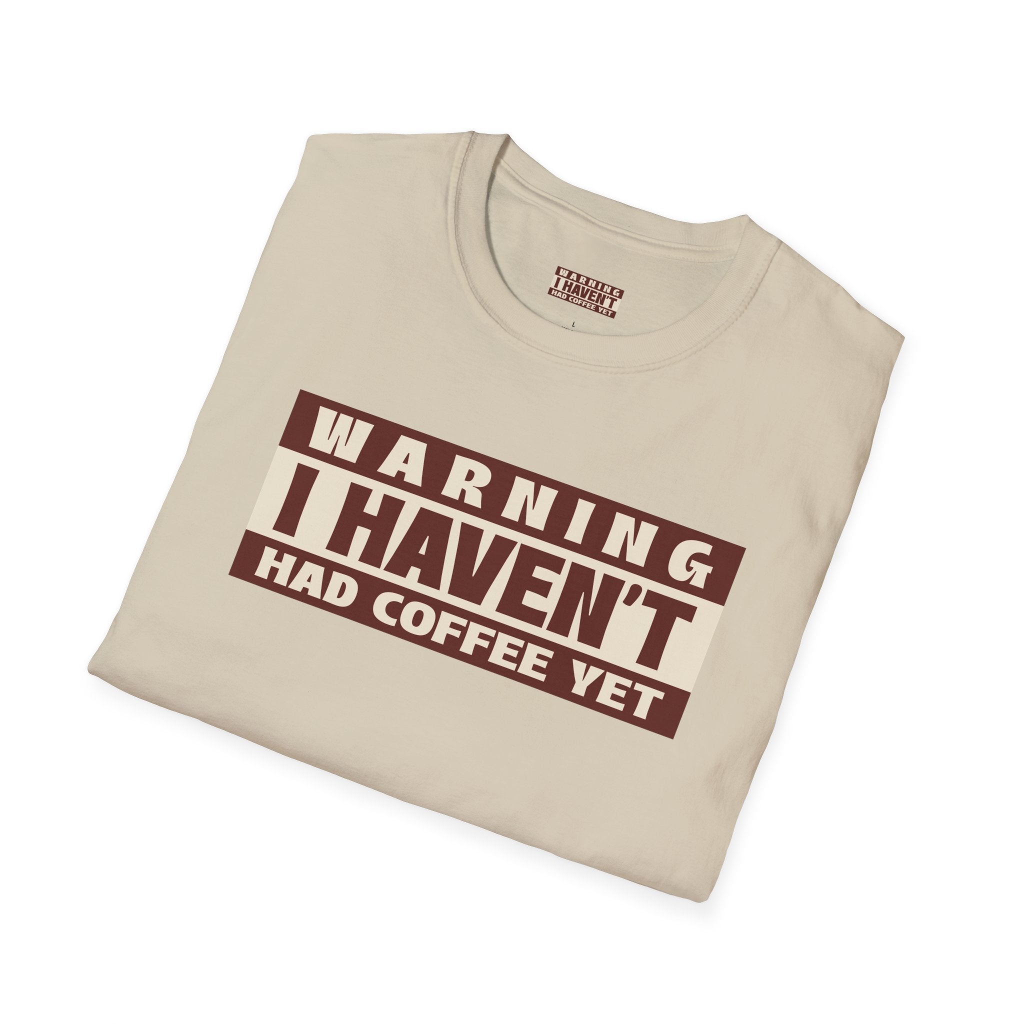 Funny Coffee Warning T-Shirt, Gift for Coffee Lovers, Casual Wear