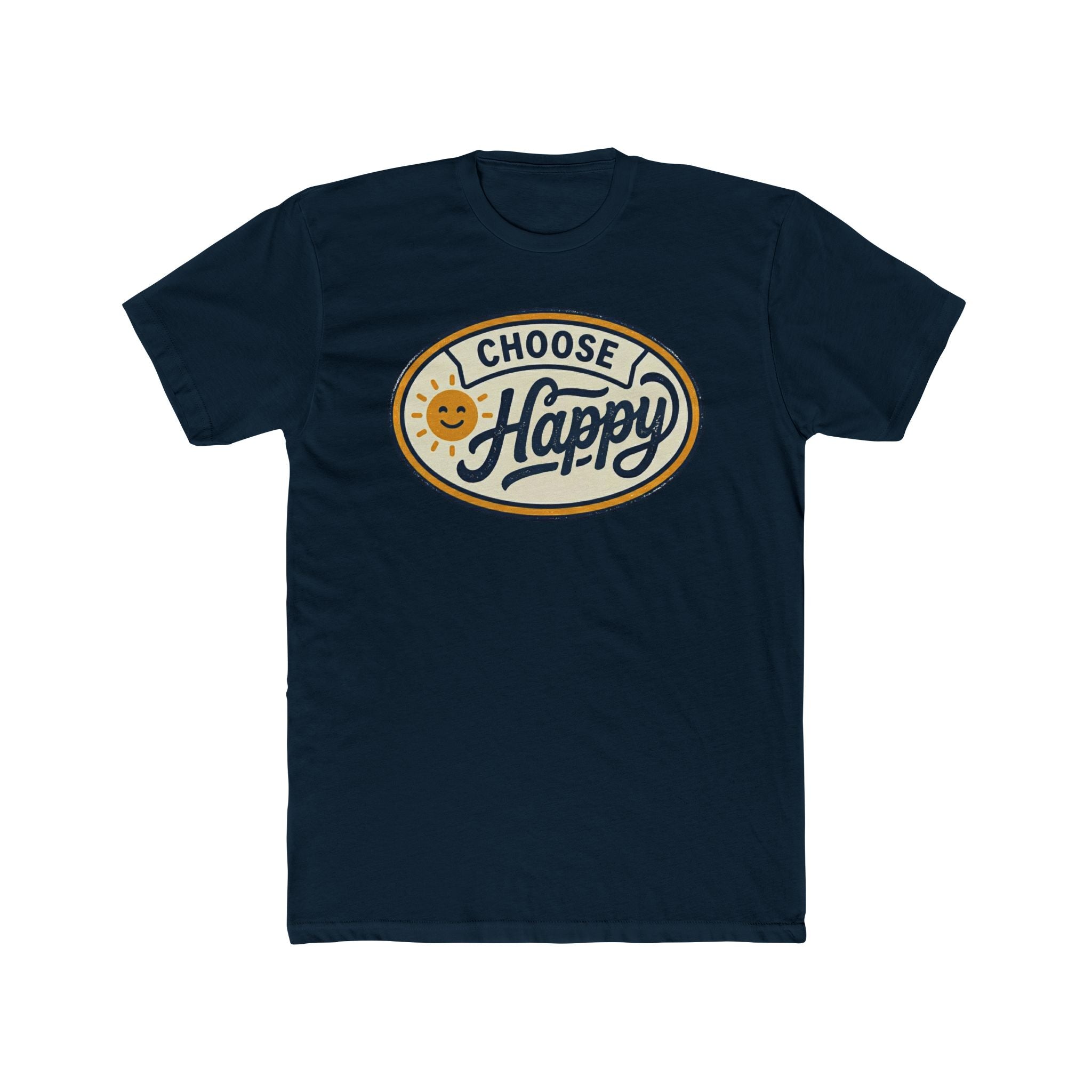 Choose Happy T-Shirt – Retro Smiley Graphic Tee