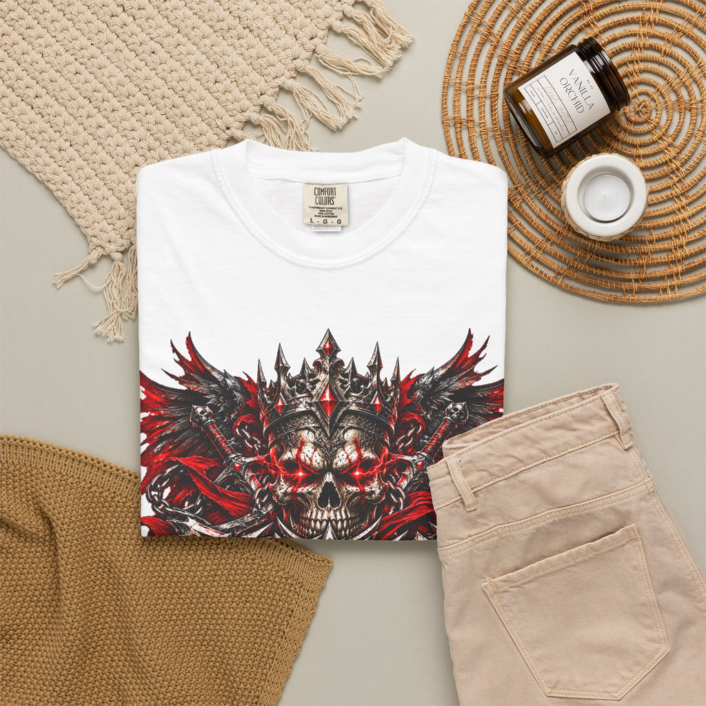 Rebellion Skull Graphic T-Shirt