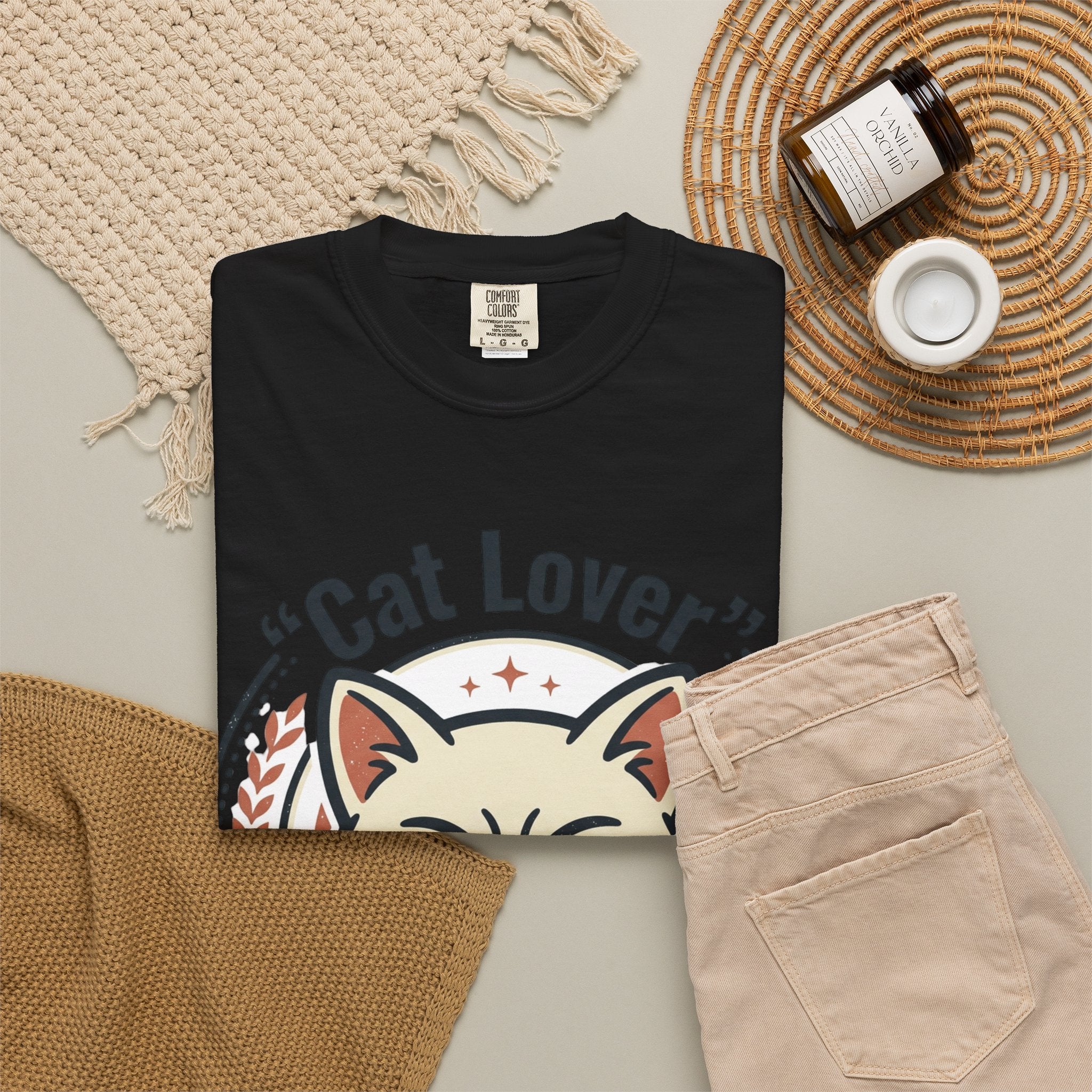 Cat Lover T-Shirt — "Proud & Purry" Retro Cat Graphic Tee