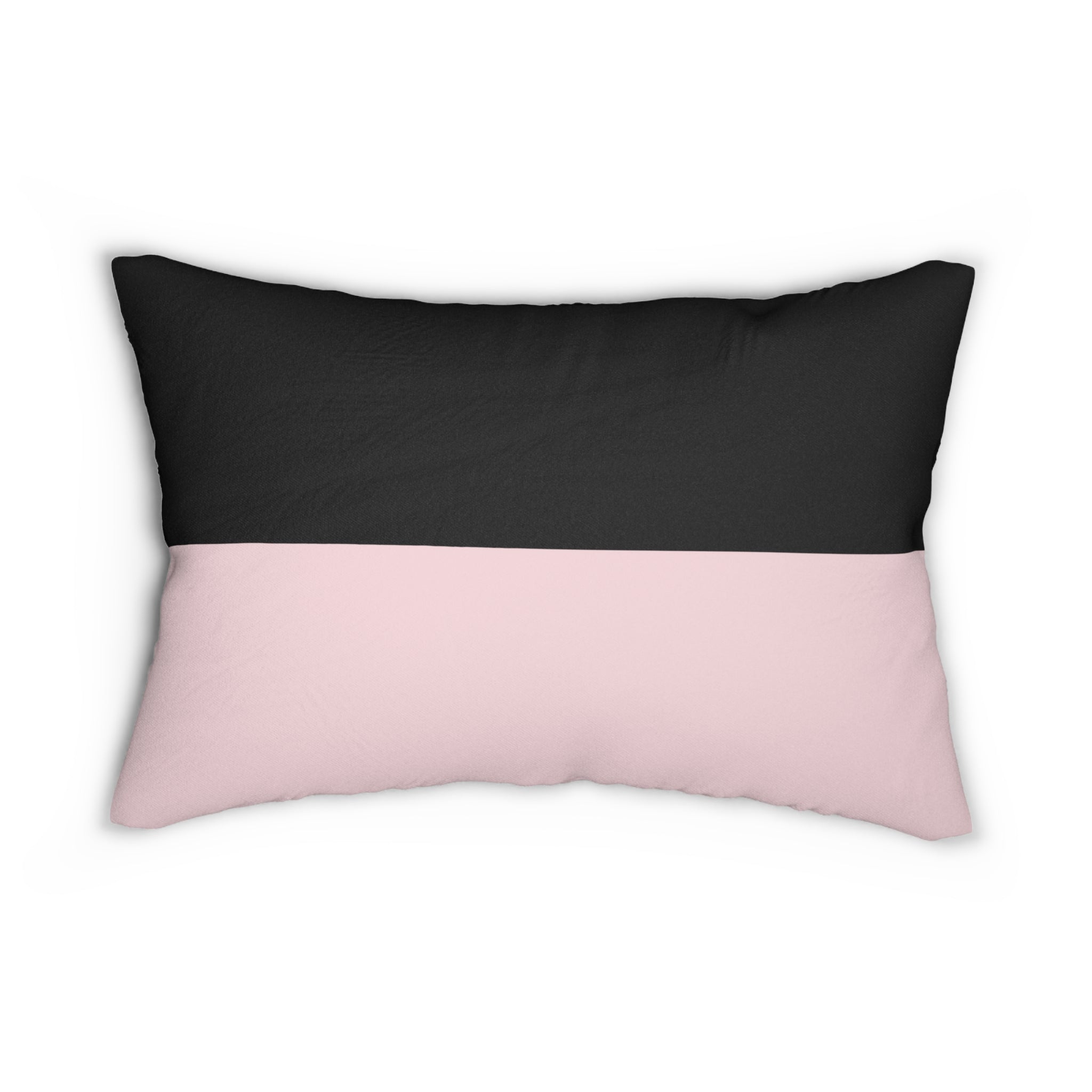 Black/Pink Lumbar Pillow