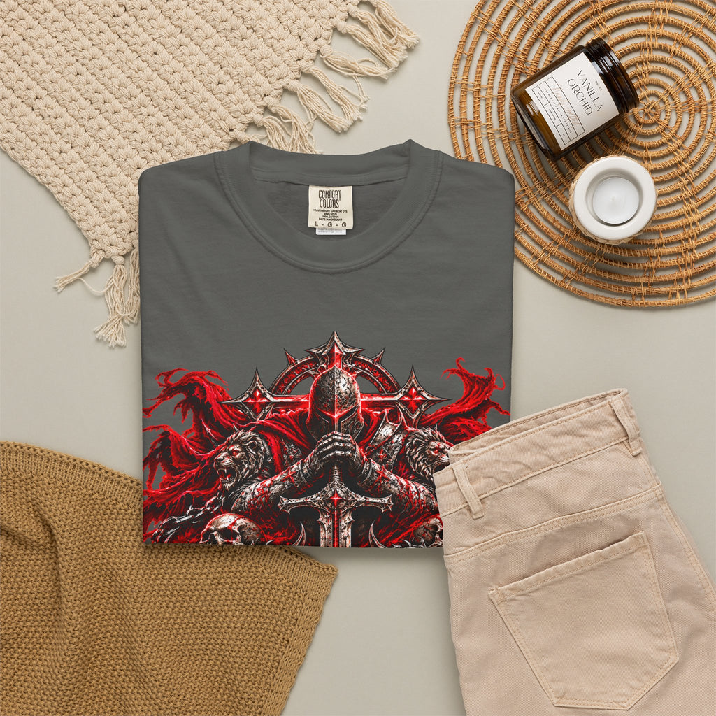 Discipline Metal Tee — Gothic Sword Graphic T-Shirt