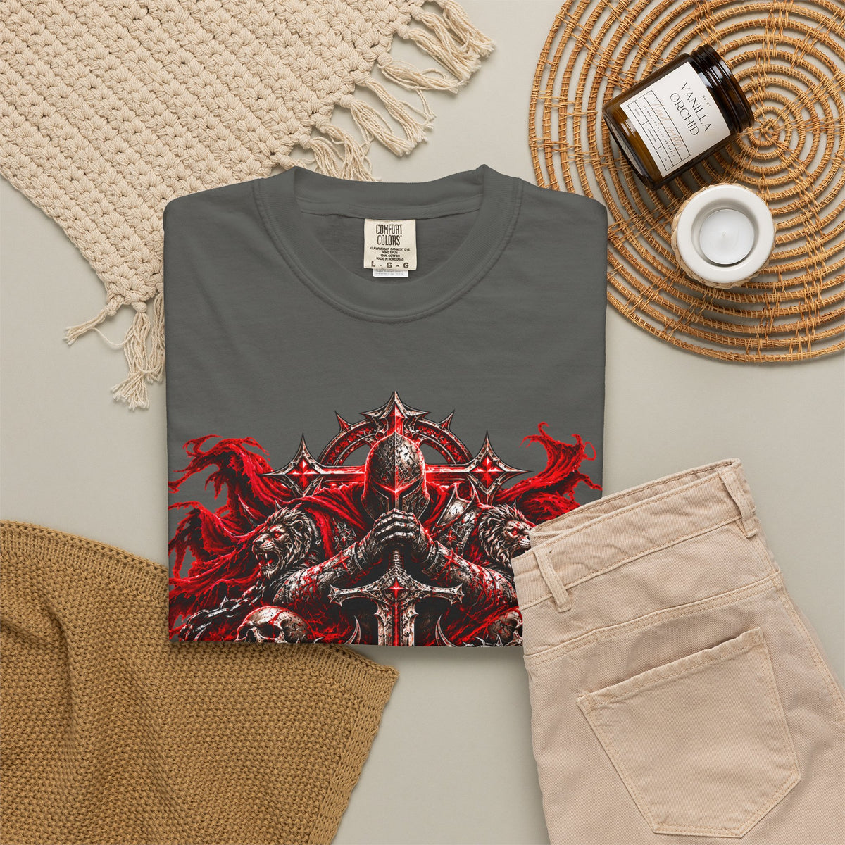 Discipline Metal Tee — Gothic Sword Graphic T-Shirt
