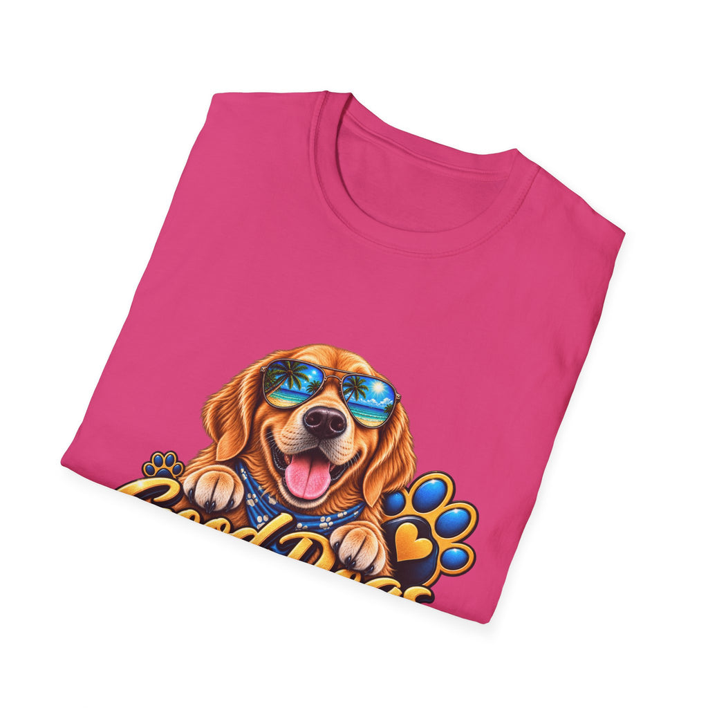 Good Dogs Make Life Better T-Shirt — Cute Golden Retriever Graphic Tee